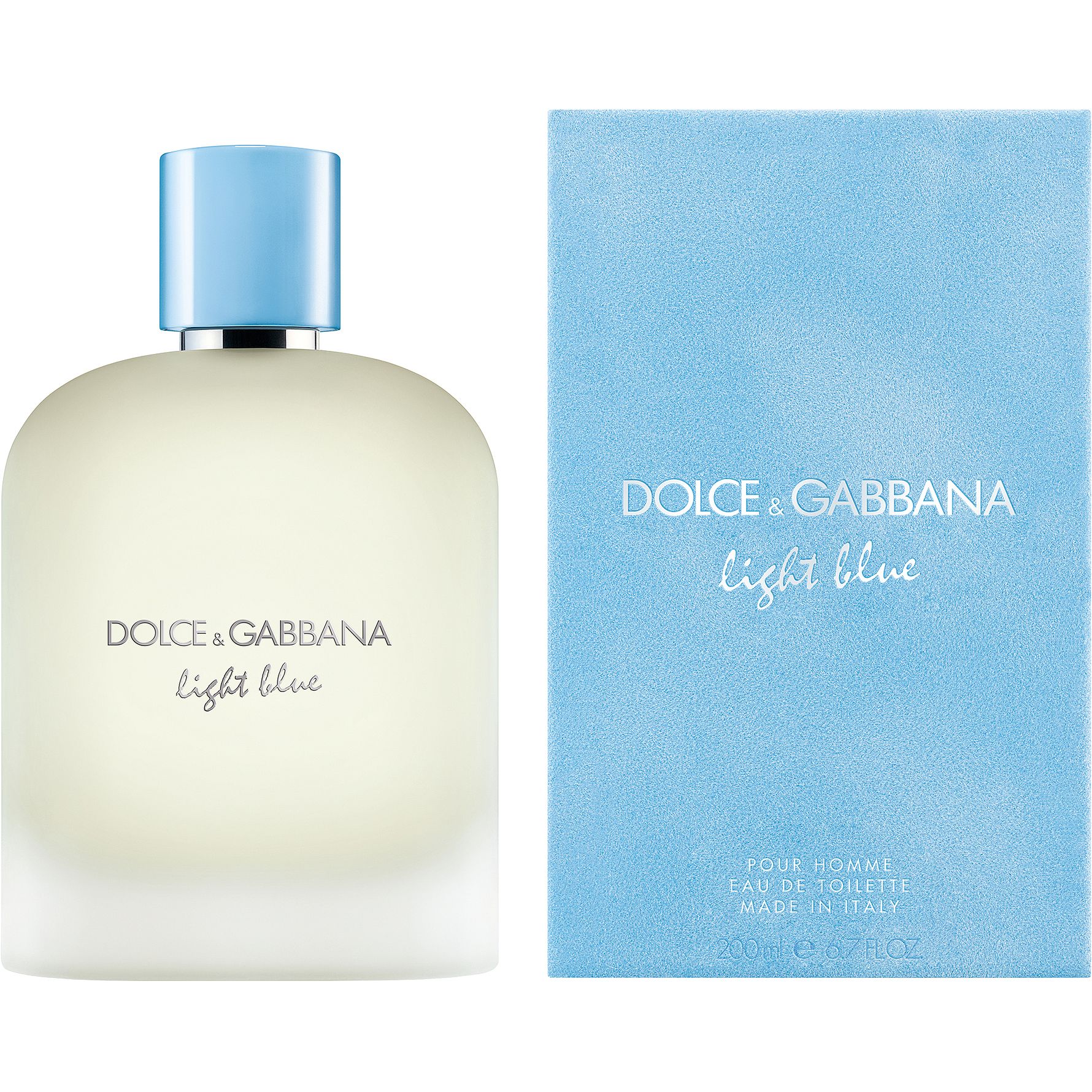 DOLCE & GABBANA LIGHT BLUE POUR HOMME edt vapo 200 ml
