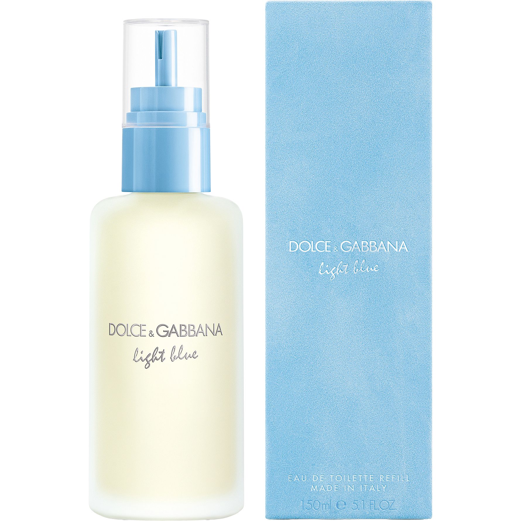 DOLCE & GABBANA LIGHT BLUE POUR FEMME edt refill 150 ml