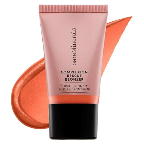 BARE MINERALS COMPLEXION RESCUE BLONZER gel-cream bronzing blush #Kiss of Copper 15 ml