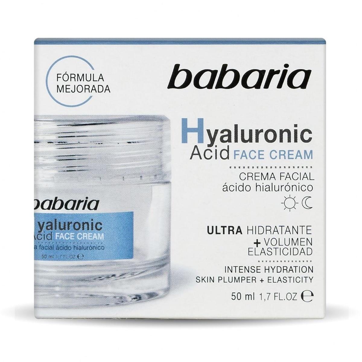 BABARIA HYALURONIC ACID ultra-hydrating facial cream 50 ml