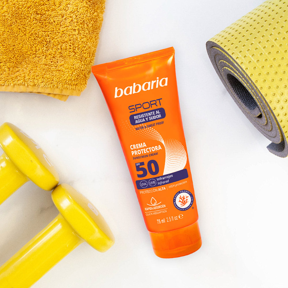 BABARIA SOLAR SPORT waterproof sun cream SPF50 75 ml