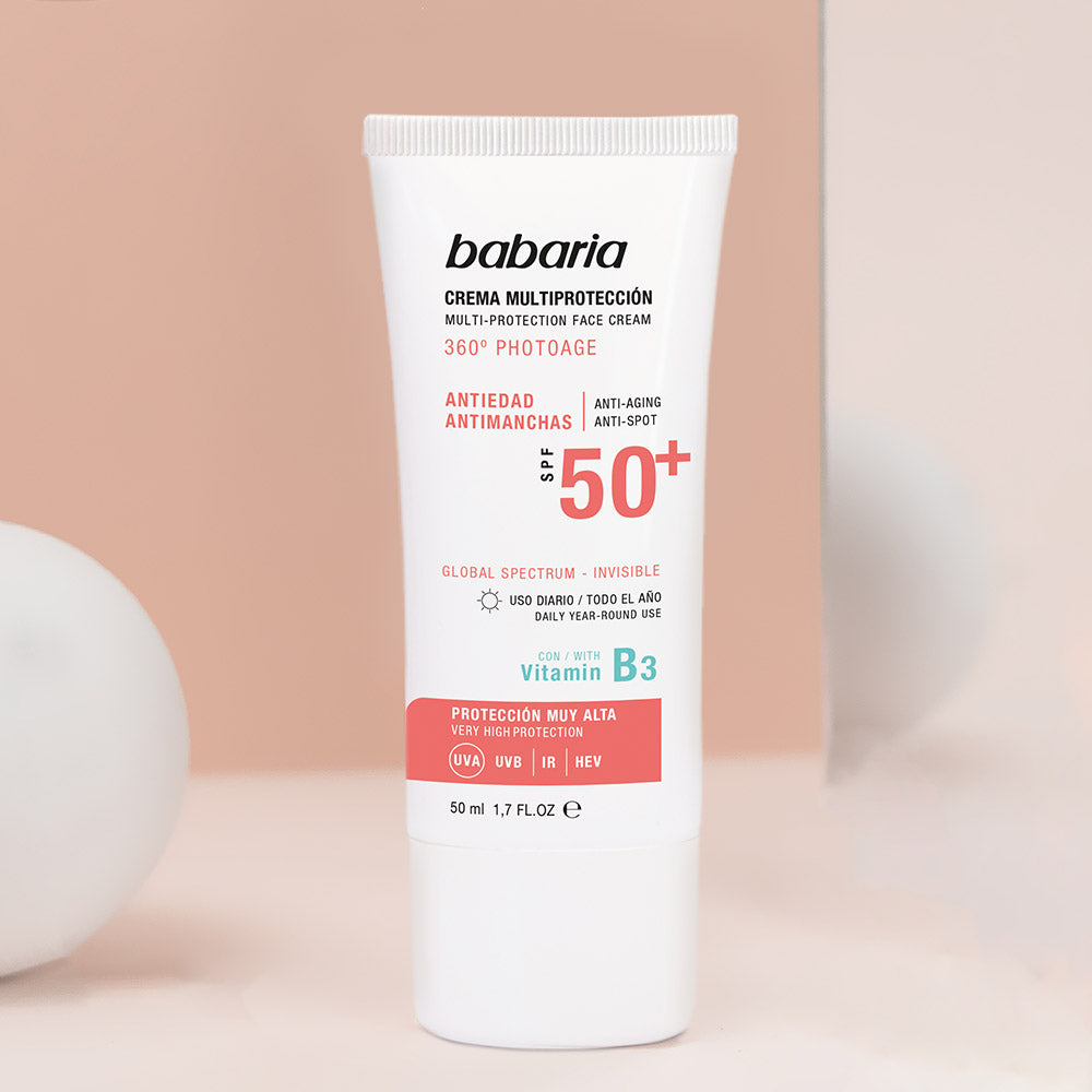 BABARIA SOLAR MULTIPROTECTION anti-stain cream SPF50+ 50 ml