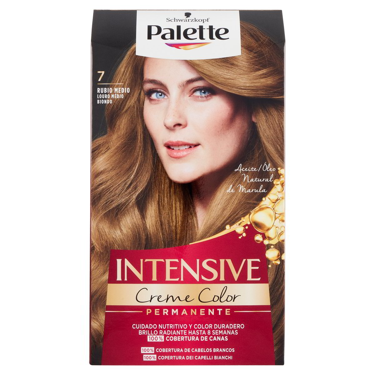 PALETTE INTENSIVE tinte #7-rubio medio 1 u