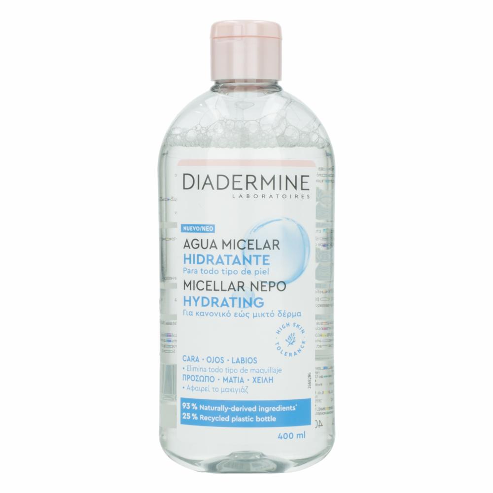 DIADERMINE MOISTURIZING MICELLAR WATER for face-eyes-lips 400 ml