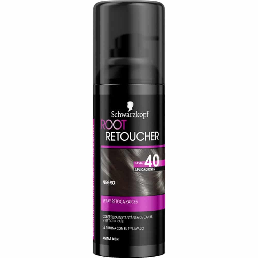 SCHWARZKOPF MASS MARKET ROOT RETOUCHER retouches roots spray #black
