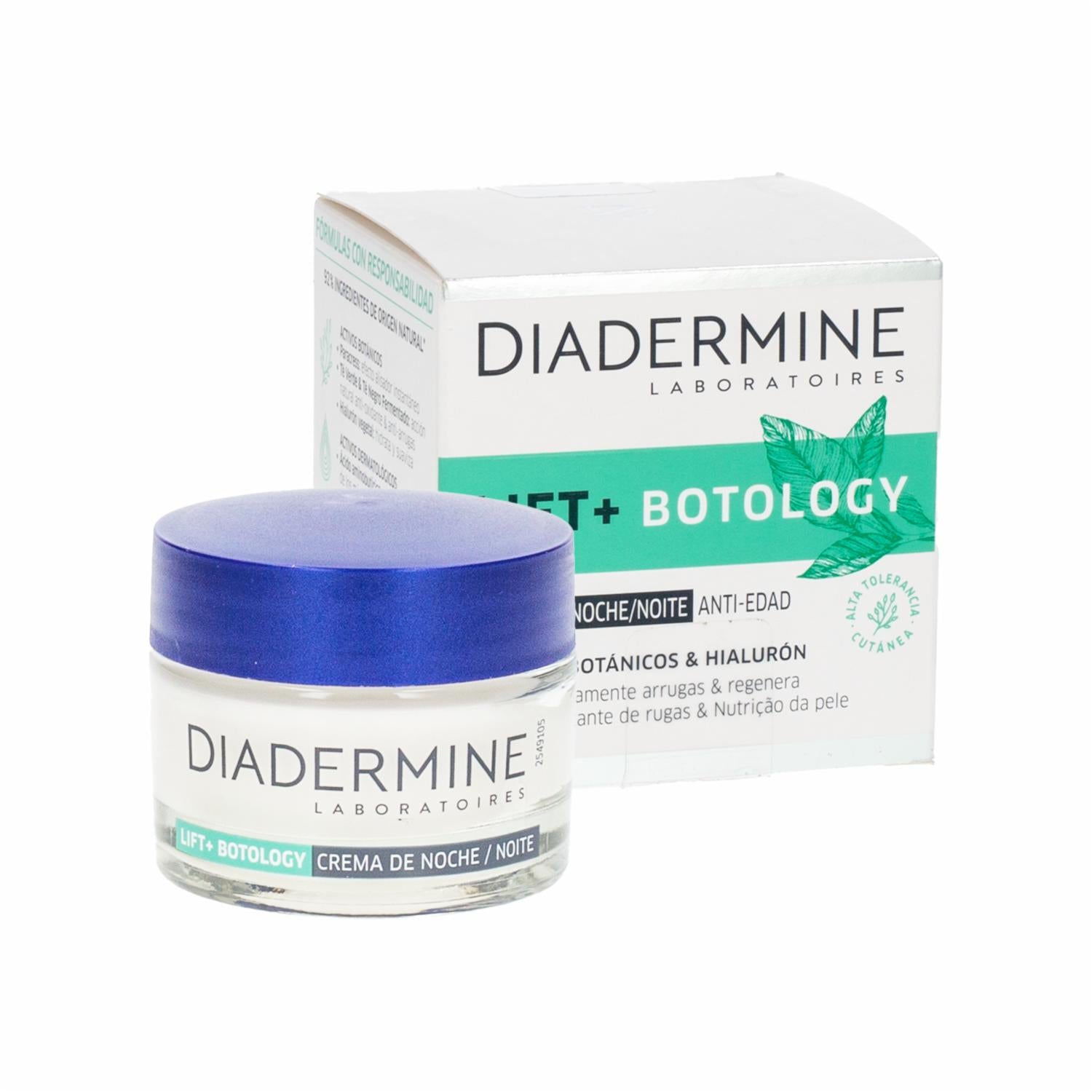 DIADERMINE LIFT + BOTOLOGY crema noche anti-arrugas 50 ml
