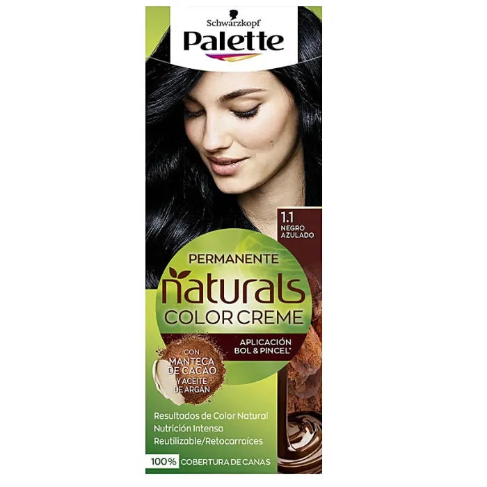 PALETTE NATURAL dye #1.1-blue black 1 u