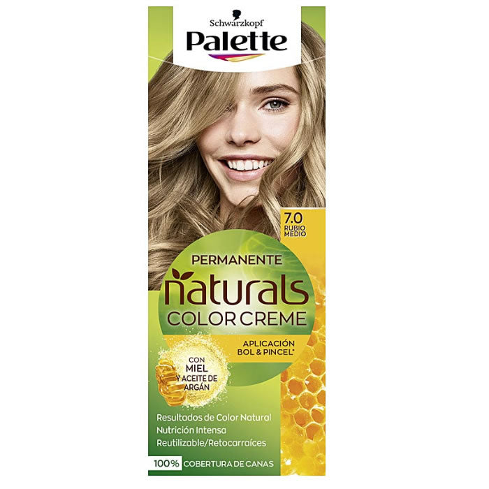NATURAL PALETTE dye #7.0-medium blonde 1 u