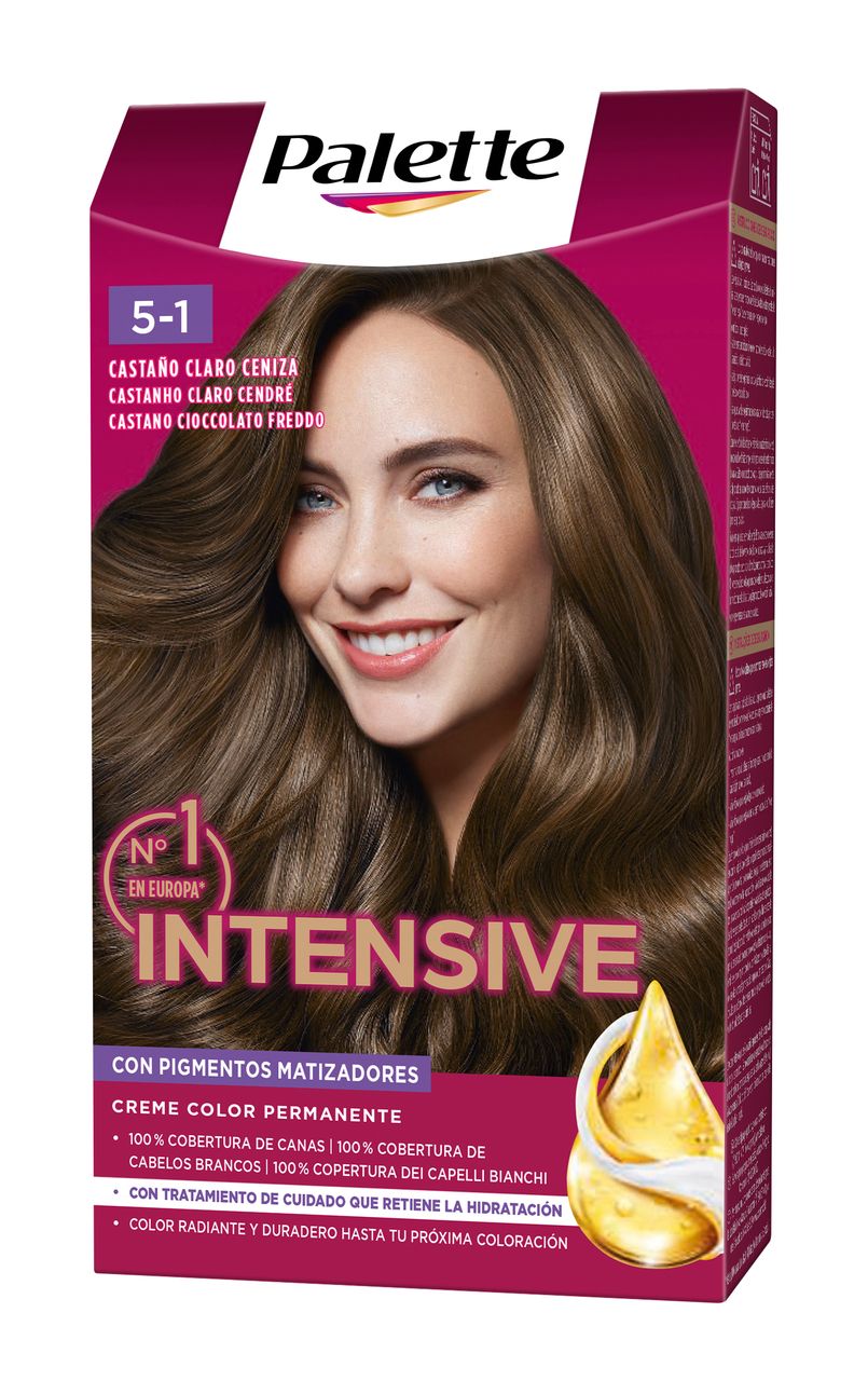 PALETTE INTENSIVE dye #5.1-light ash brown 1 unit