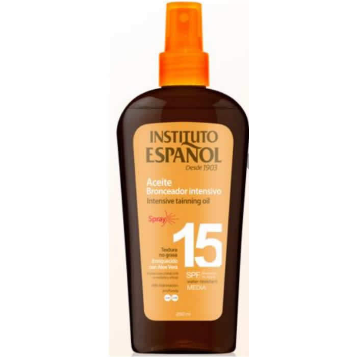 INSTITUTO ESPAÑOL SUNSCREEN intensive oil spray SPF15 250 ml