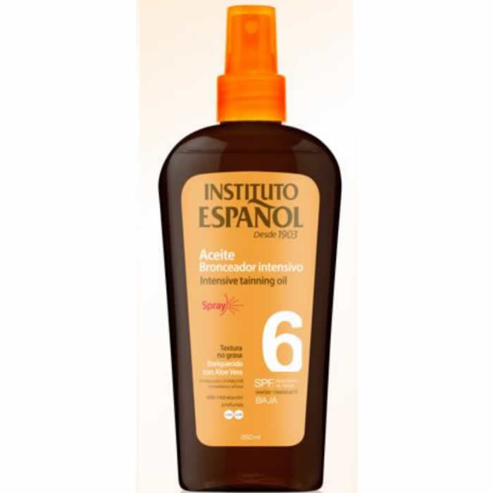INSTITUTO ESPAÑOL SUNSCREEN intensive oil spray SPF6 250 ml