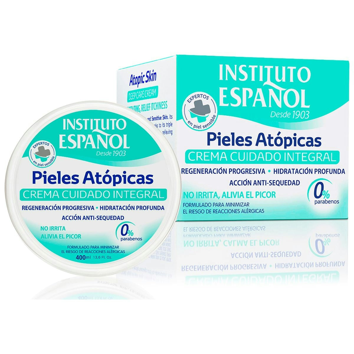 INSTITUTO ESPAÑOL PIEL ATÓPICA crema cuidado integral 400 ml
