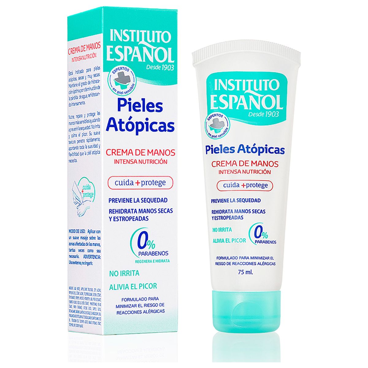 INSTITUTO ESPAÑOL PIEL ATÓPICA crema manos intensa nutrición 75 ml
