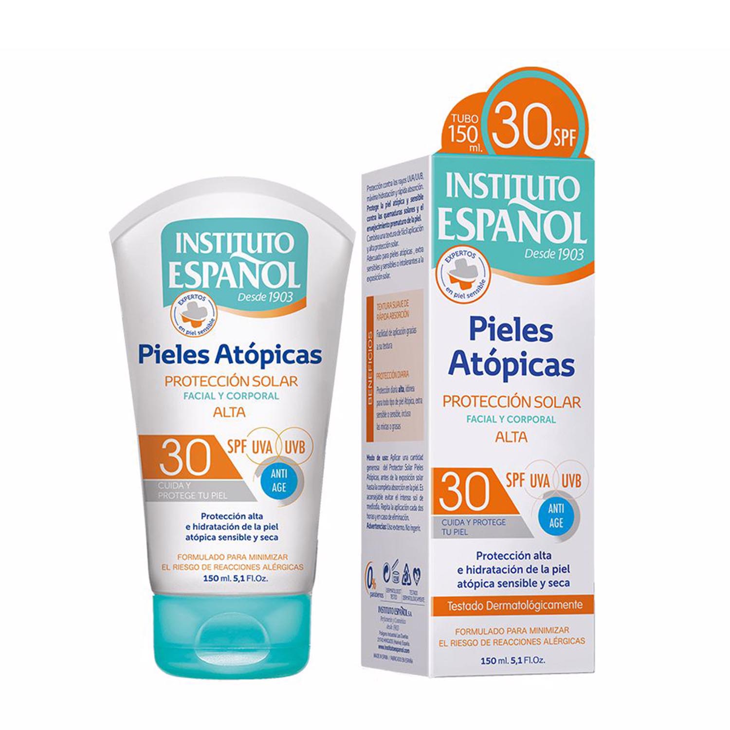 INSTITUTO ESPAÑOL ATOPIC SKIN facial and body sun protection SPF30 150 ml