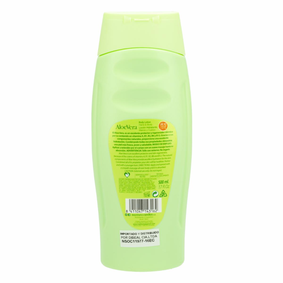 INSTITUTO ESPAÑOL ALOE VERA loción hidratante 500 ml