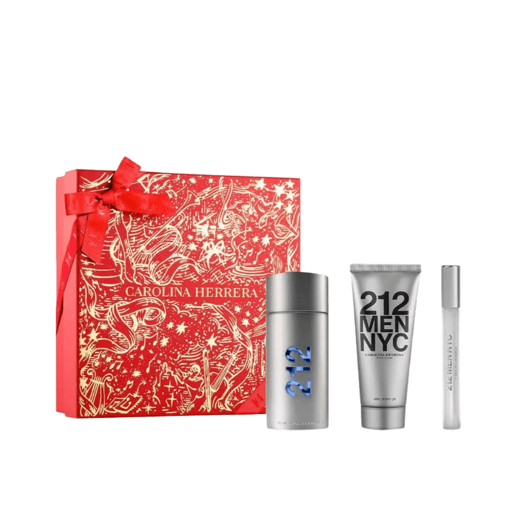 CAROLINA HERRERA 212 NYC MEN 3-piece case