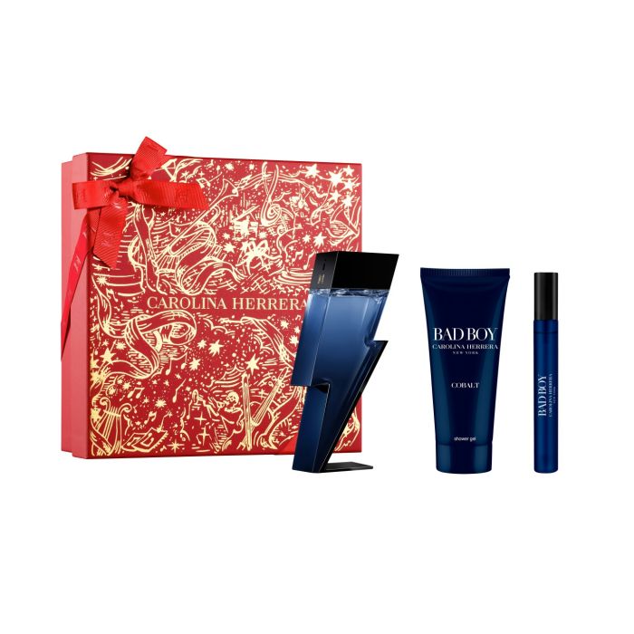 CAROLINA HERRERA BAD BOY COBALT CASE 3 pcs