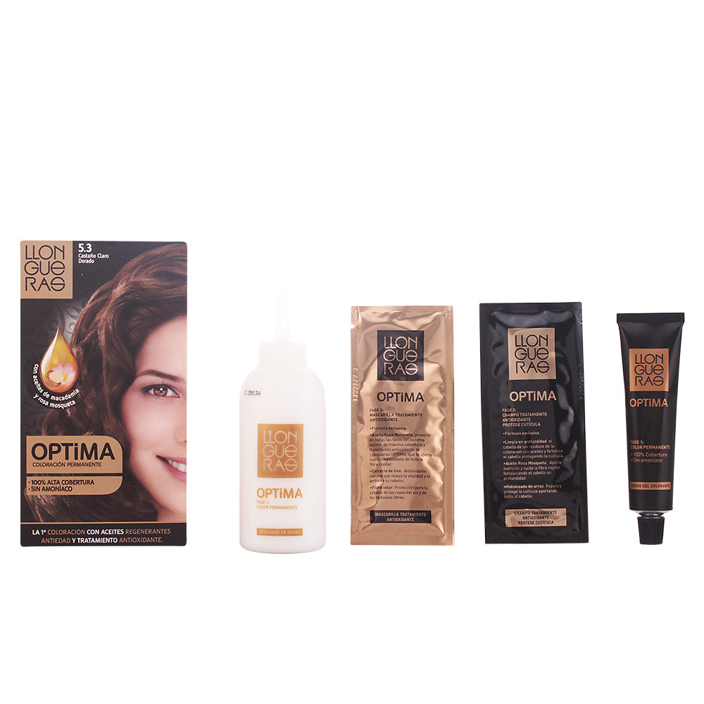 LLONGUERAS OPTIMA hair colour #5.3-golden brown 1 u