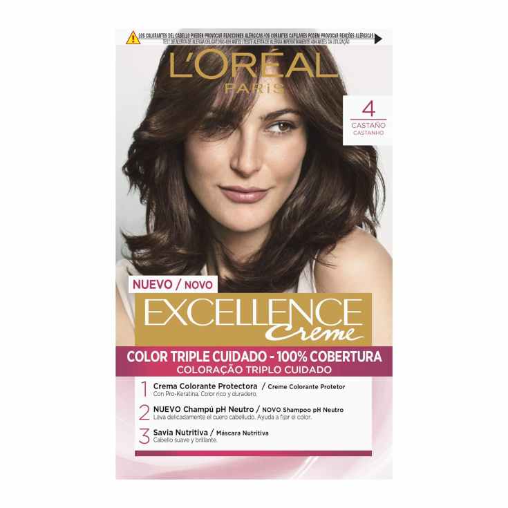 L'ORÉAL PARIS EXCELLENCE Creme dye #4-brown 192 ml