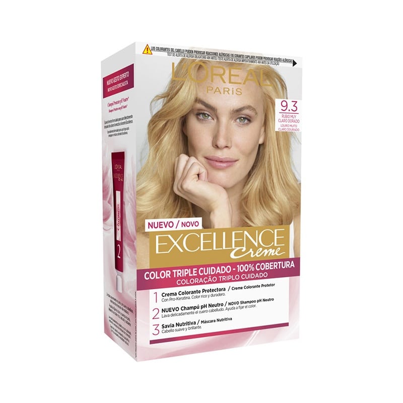 L'ORÉAL PARIS EXCELLENCE Creme dye #9.3-light light golden blonde 192 ml