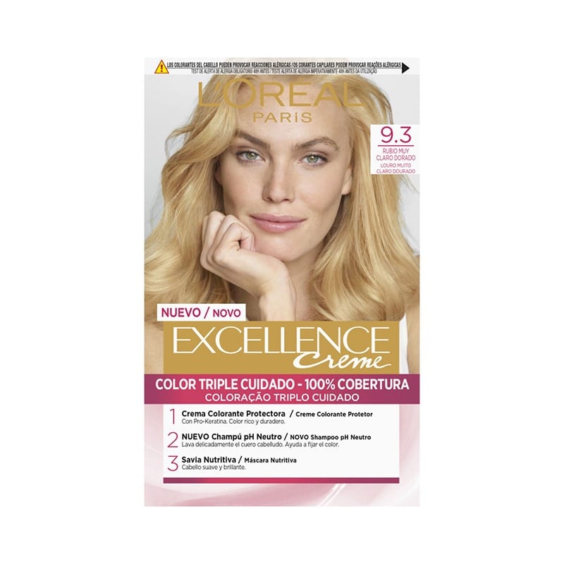 L'ORÉAL PARIS EXCELLENCE Creme dye #9.3-light light golden blonde 192 ml