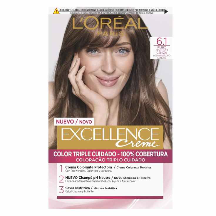 L'ORÉAL PARIS EXCELLENCE Creme dye #6.1-dark ash blonde 192 ml