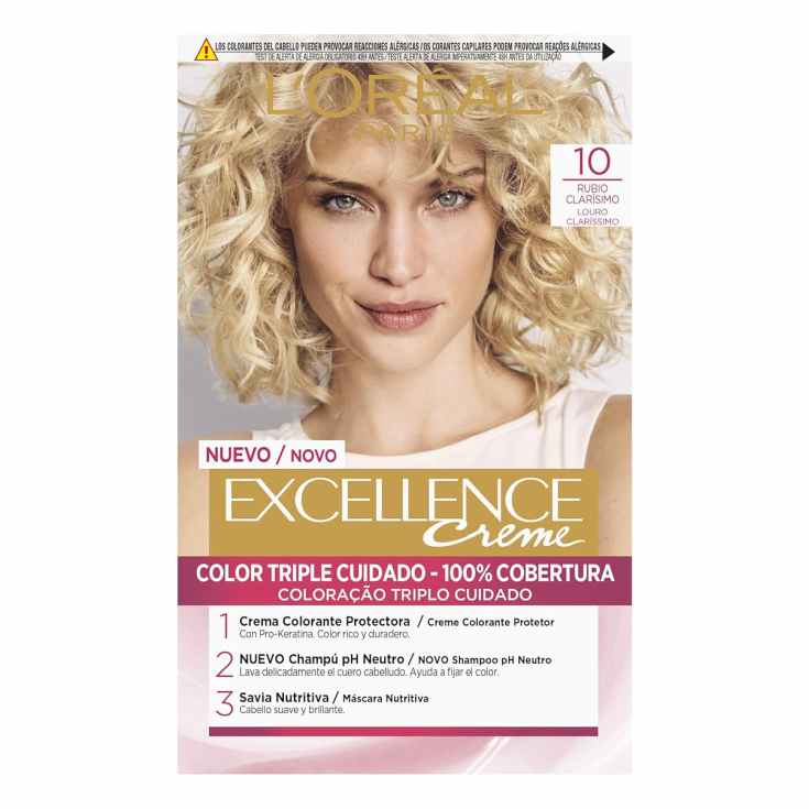 L'ORÉAL PARIS EXCELLENCE Creme dye #10 very light blonde 192 ml
