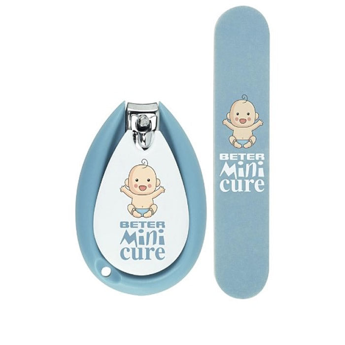 BETER MINI CURE CUIDADO UÑAS BEBÉS AZUL set 2 pz