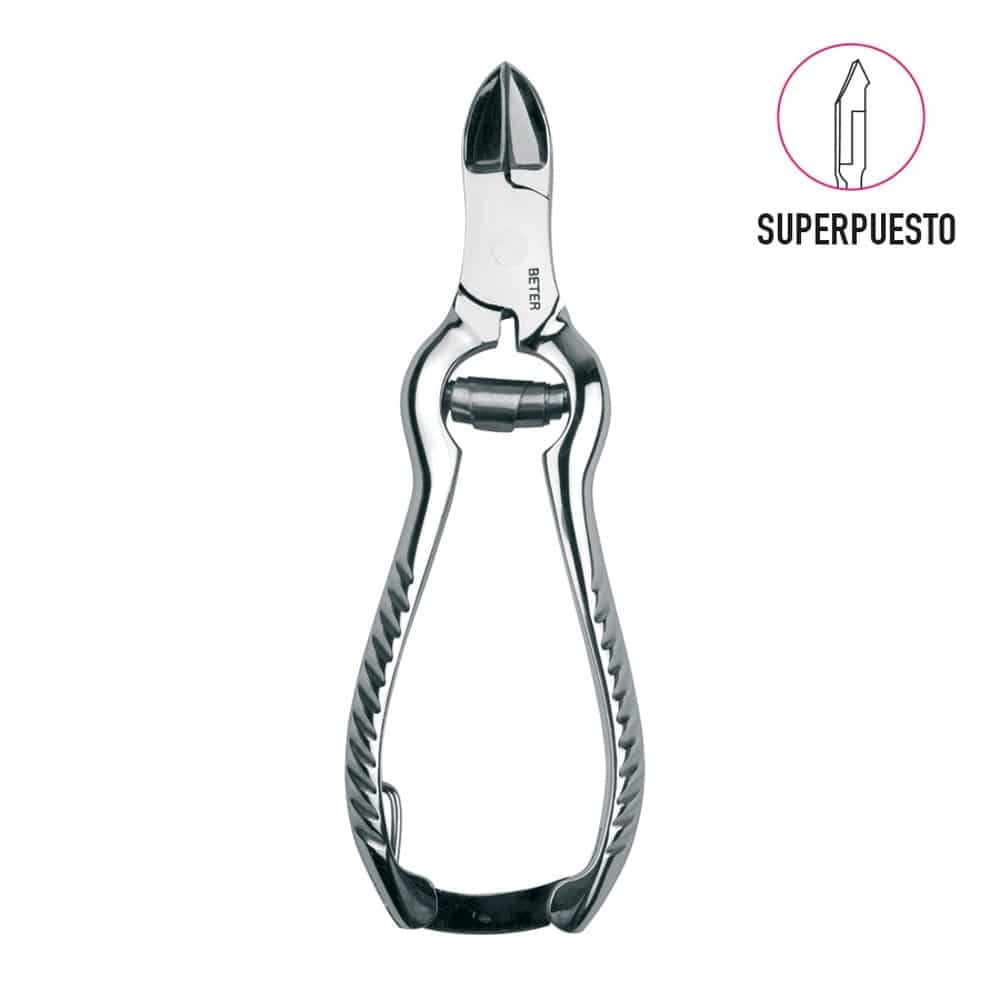 BETER Chrome pedicure plier worm 13.5 cm 1 unit