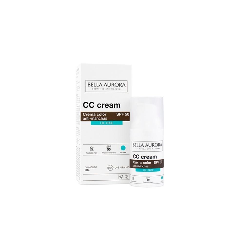 BELLA AURORA CC CREAM anti-stain oil free SPF50 30 ml