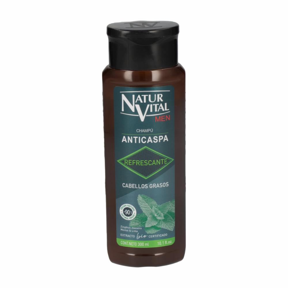NATUR VITAL MEN REFRESHING ANTI-DANDRUFF SHAMPOO for oily hair 300 ml