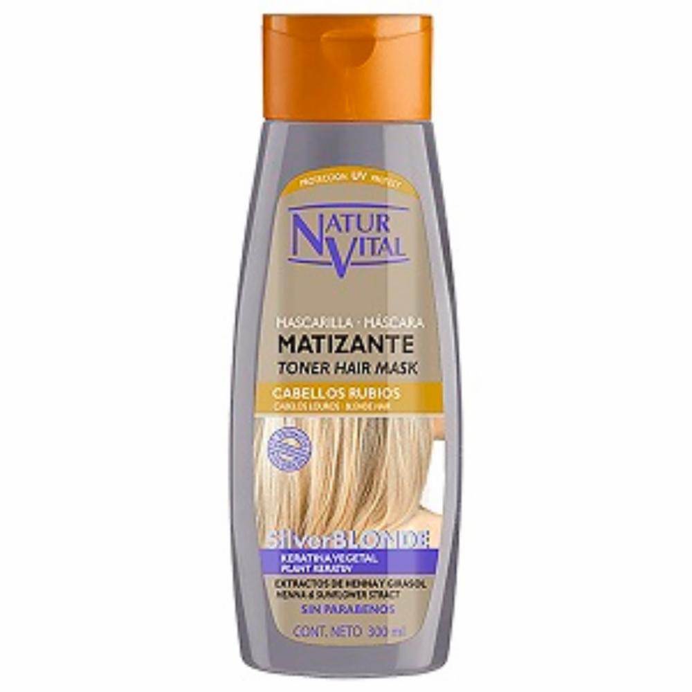 NATUR VITAL MASCARILLA MATIZANTE silver blonde 300 ml