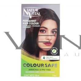 NATUR VITAL COLOURSAFE permanent dye #4-brown