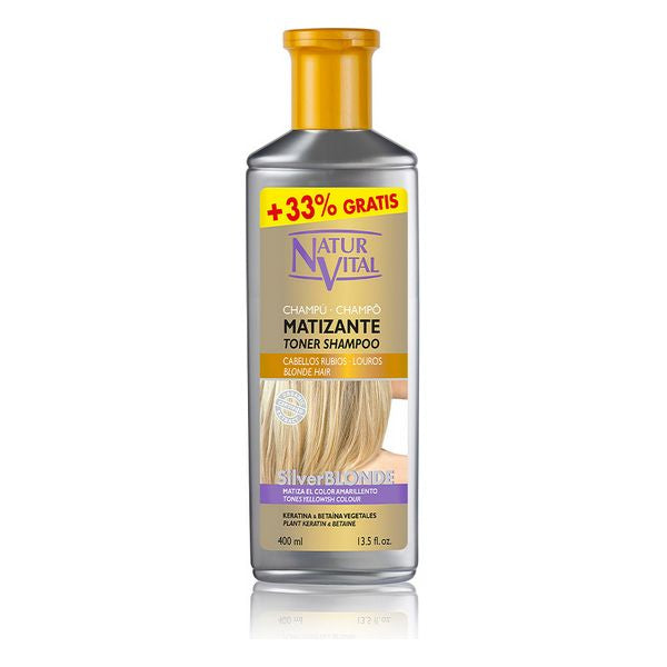 NATUR VITAL silver blonde MATIZING SHAMPOO 400 ml