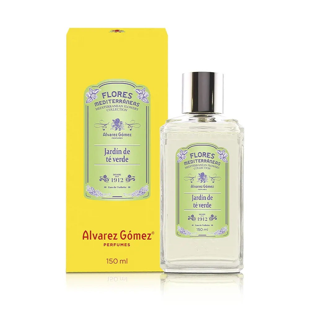 ALVAREZ GOMEZ MEDITERRANEAN FLOWERS garden green tea eau de toilette spray 150 ml