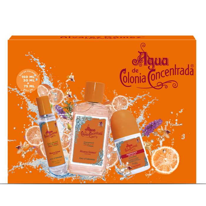 ALVAREZ GOMEZ D'ORANGE CONCENTRATED Eau de Cologne LOT 3 pcs