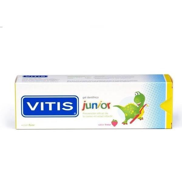 VITIS JUNIOR toothpaste gel with fluoride #Tutti Frutti 75 ml