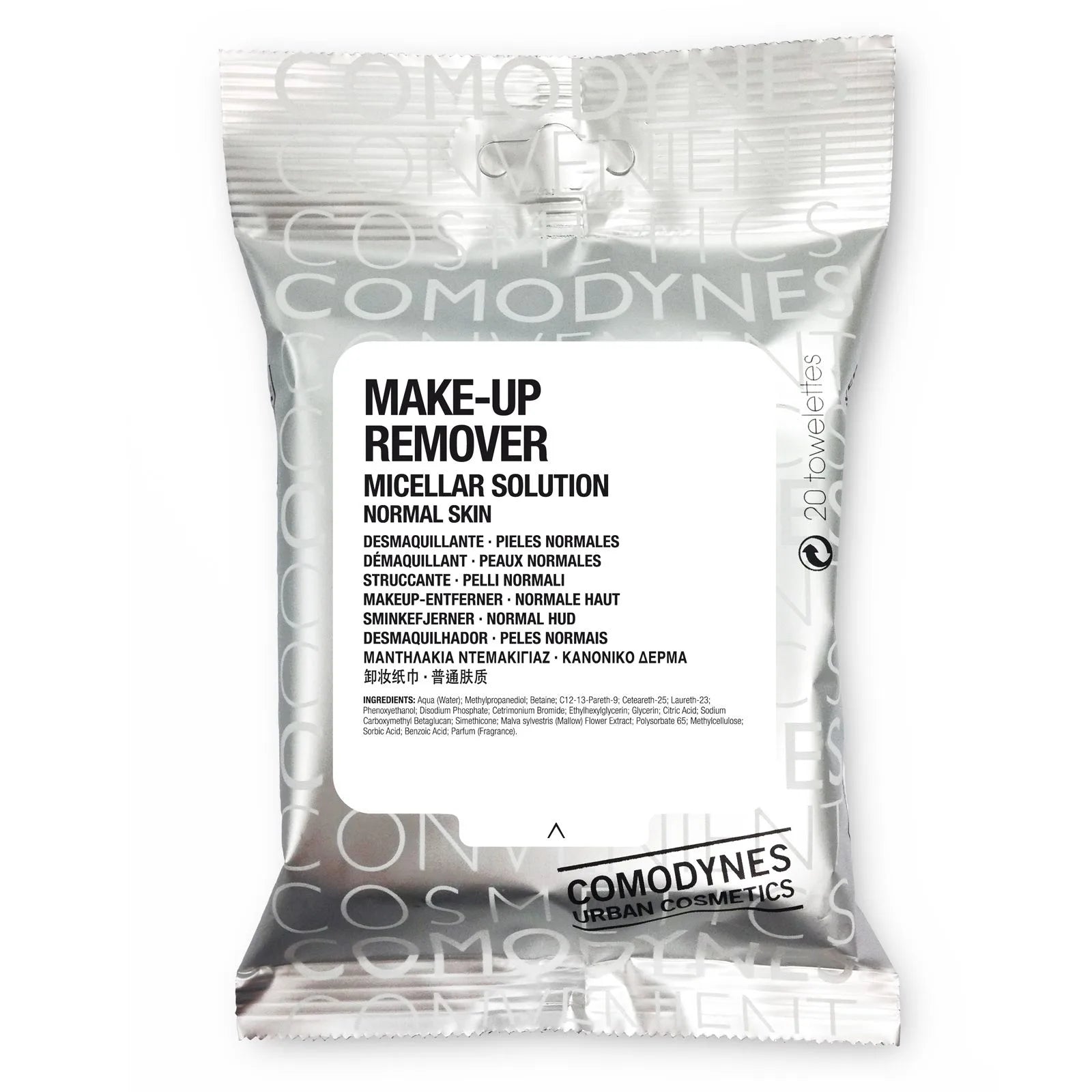 COMODYNES MAKE-UP REMOVER micellar solution normal skin 20 u