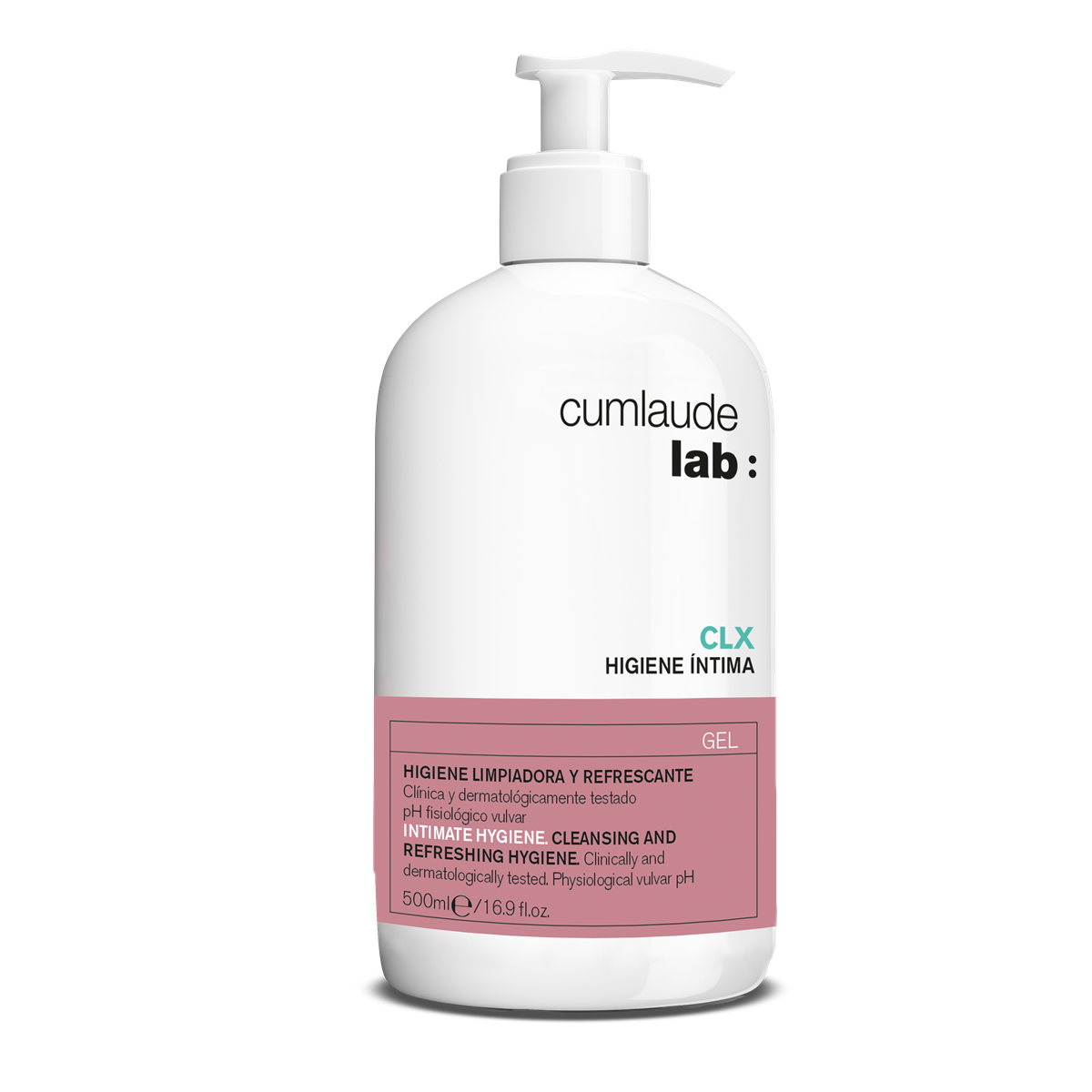 CUMLAUDE LAB INTIMATE HYGIENE CLX cleansing gel with a sanitizing and protective action 500 ml