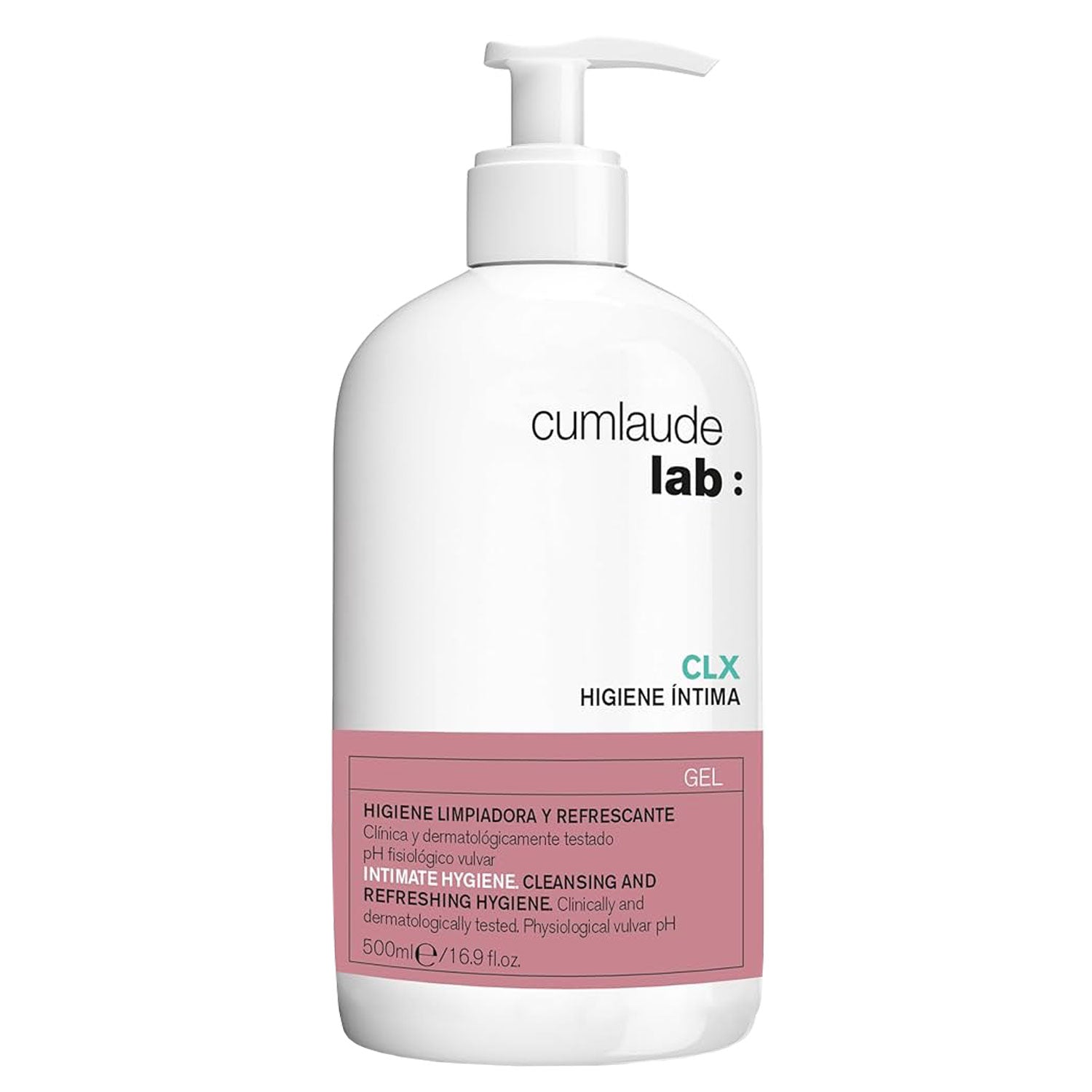 CUMLAUDE LAB INTIMATE HYGIENE CLX cleansing gel with a sanitizing and protective action 500 ml