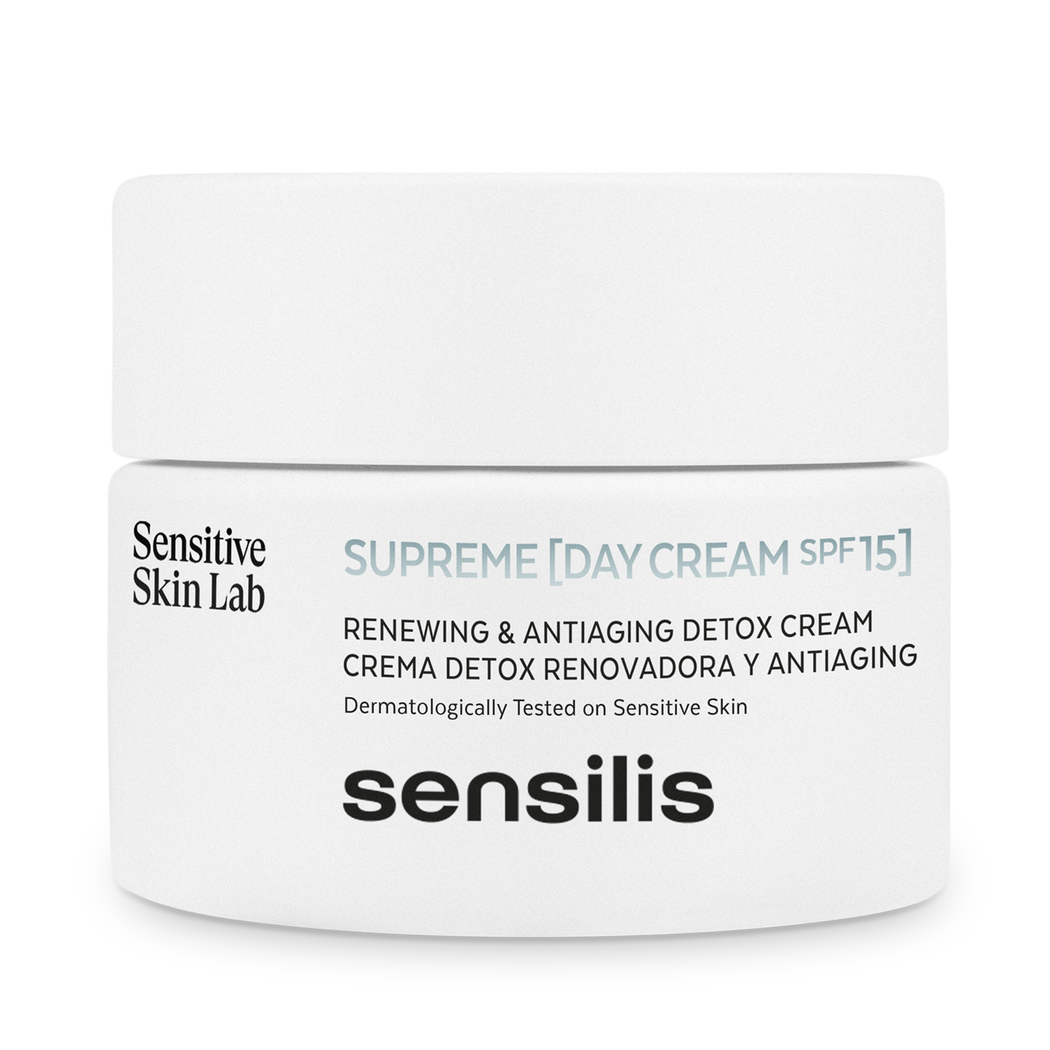 SENSILIS SUPREME crema de día SPF15+ detox renovadora y antiaging 50 ml