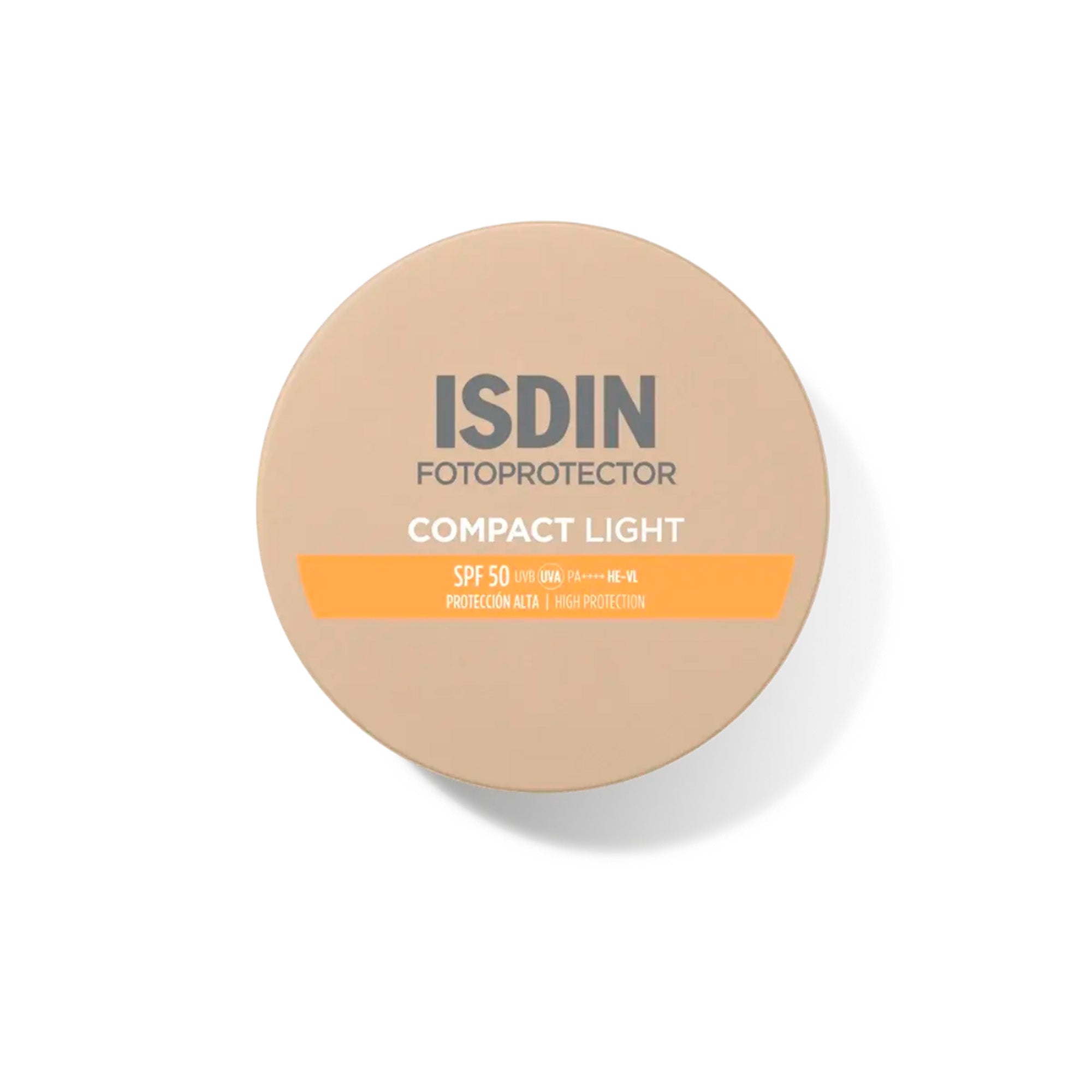 ISDIN COMPACT SUNSCREEN SPF 50 long-lasting natural coverage #Light 10g