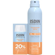 ISDIN SPF50 Face and Body Sunscreen, 2-Pack