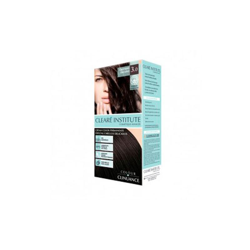 CLEARÉ INSTITUTE COLOUR CLINUANCE delicate hair #3.0-dark brown 1 u