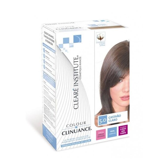 CLEARÉ INSTITUTE COLOUR CLINUANCE delicate hair #5.0-light brown 1 unit