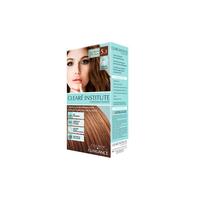 CLEARÉ INSTITUTE COLOUR CLINUANCE delicate hair #5.3-light golden brown 1 u