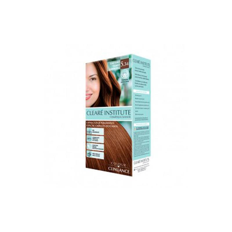 CLEARÉ INSTITUTE COLOUR CLINUANCE delicate hair #5.34-luminous light brown 1 u