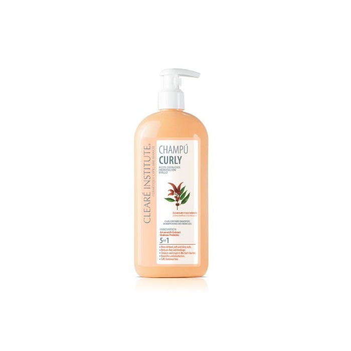 CLEARÉ INSTITUTE CHAMPÚ CURLY rizos definidos hidratación brillo 400 ml