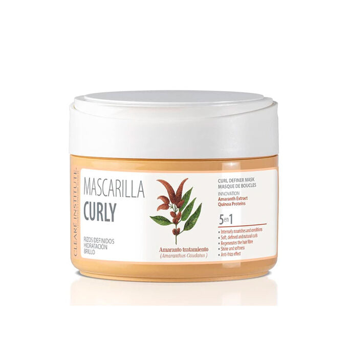 CLEARÉ INSTITUTE MASCARILLA CURLY rizos definidos hidratación brillo 300 ml