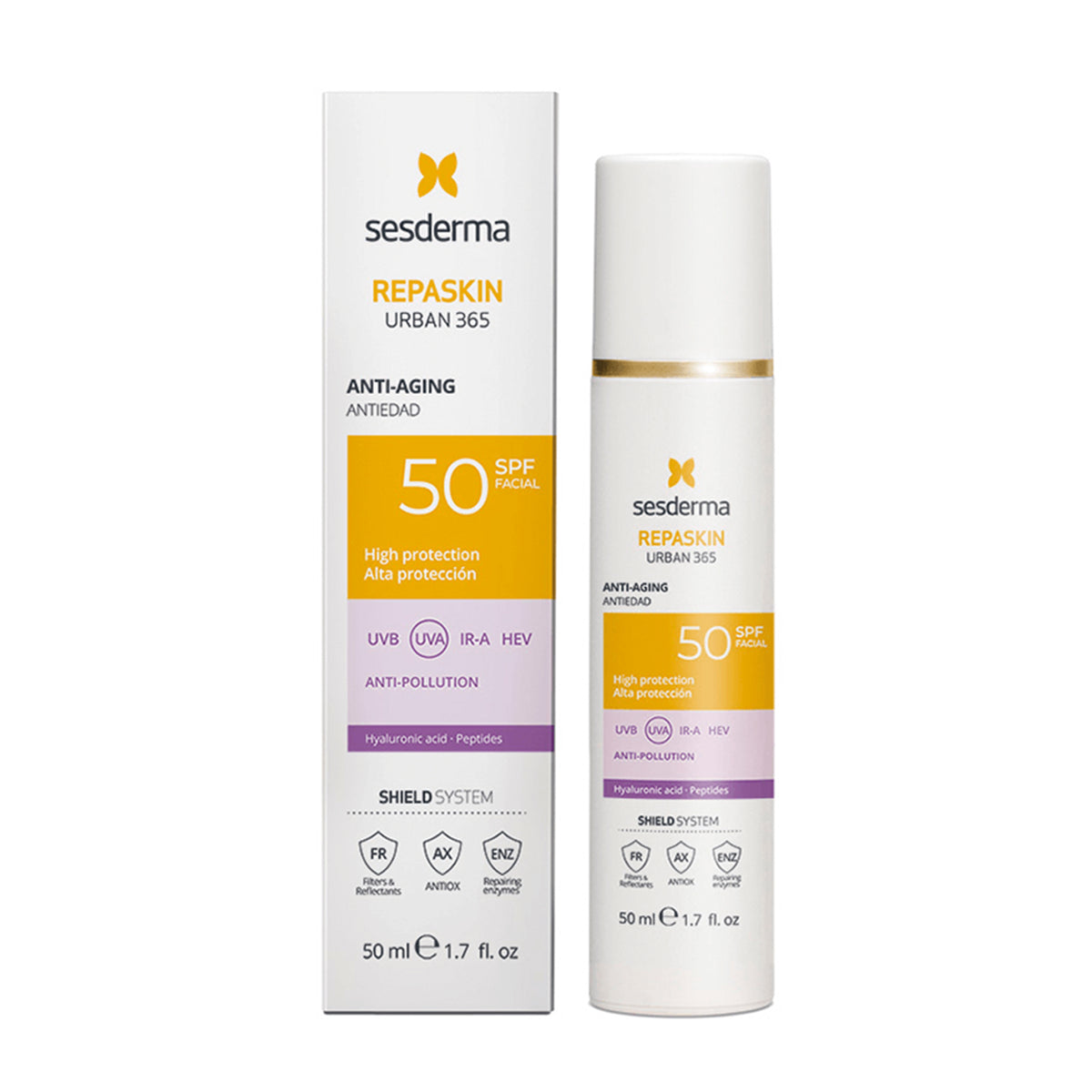 SESDERMA REPASKIN URBAN 365 anti-aging photoprotector SPF50 50 ml